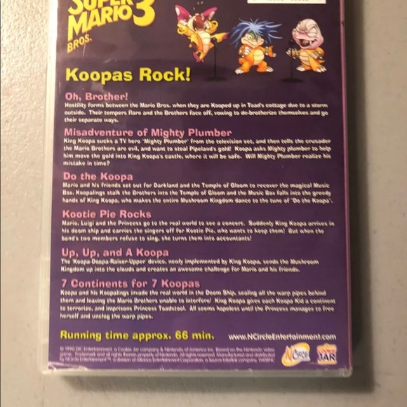 The Adventures of Super Mario Bros. 3 Koopas Rock! Nintendo Mario Brothers Shows - Picture 2 of 8